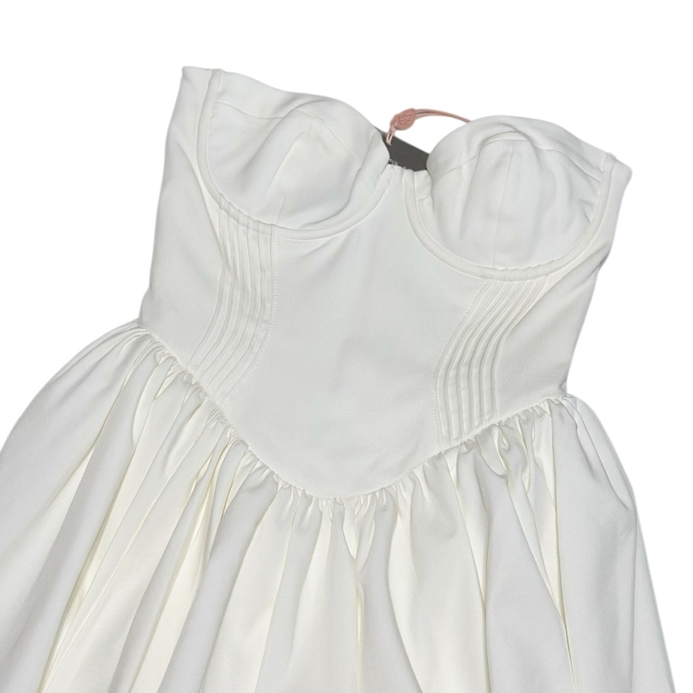 HOUSE OF CB Katherine Strapless Corset Mini Dress, White, Small - Picture 9 of 11